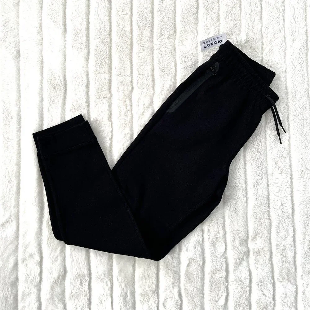 NWT Boys Old Navy Dynamic Jogger Sweatpants (Black) L